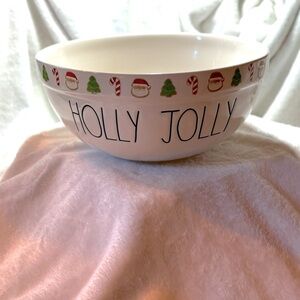 🎄 Rae Dunn | LARGE SIZE Christmas Holiday Mixing Bowl *Like New*